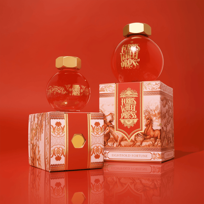 Ferris Wheel Press Ink Bottle - Fete Chinoise - 20ml (Lunar New Year) - Pen Boutique Ltd