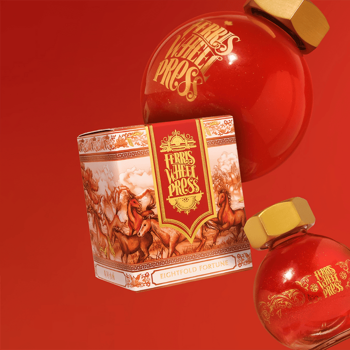 Ferris Wheel Press Ink Bottle - Fete Chinoise - 20ml (Lunar New Year) - Pen Boutique Ltd