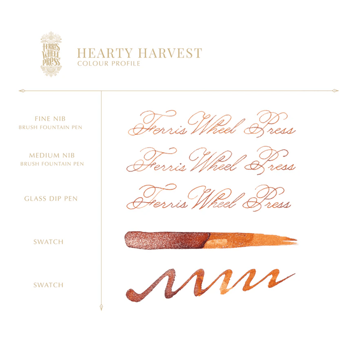 Ferris Wheel Press Ink Bottle - Hearty Harvest - 38ml - Pen Boutique Ltd