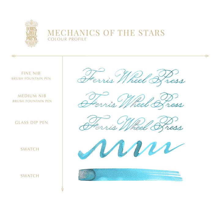Ferris Wheel Press Ink Bottle - Mechanics of the Stars - 38ml - Pen Boutique Ltd