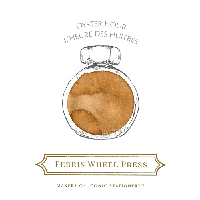 Ferris Wheel Press Ink Bottle - Oyster Hour - 38ml - Pen Boutique Ltd