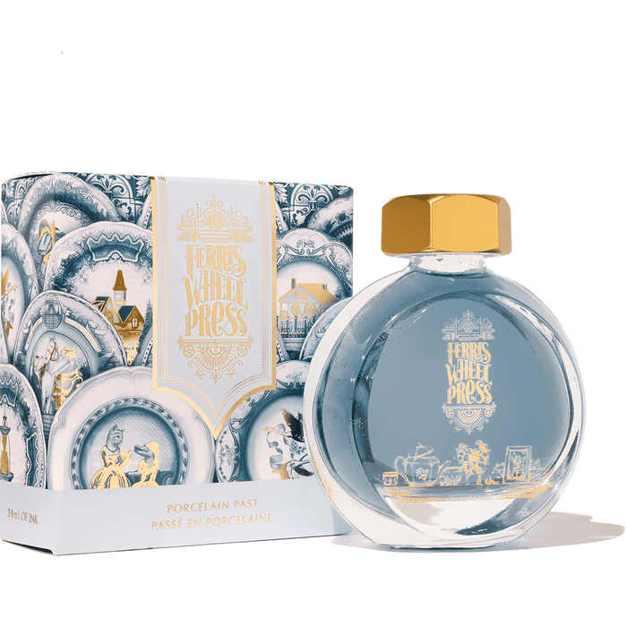 Ferris Wheel Press La Belle Epoque Ink Bottle - Porcelain Past - 38ml - Pen Boutique Ltd