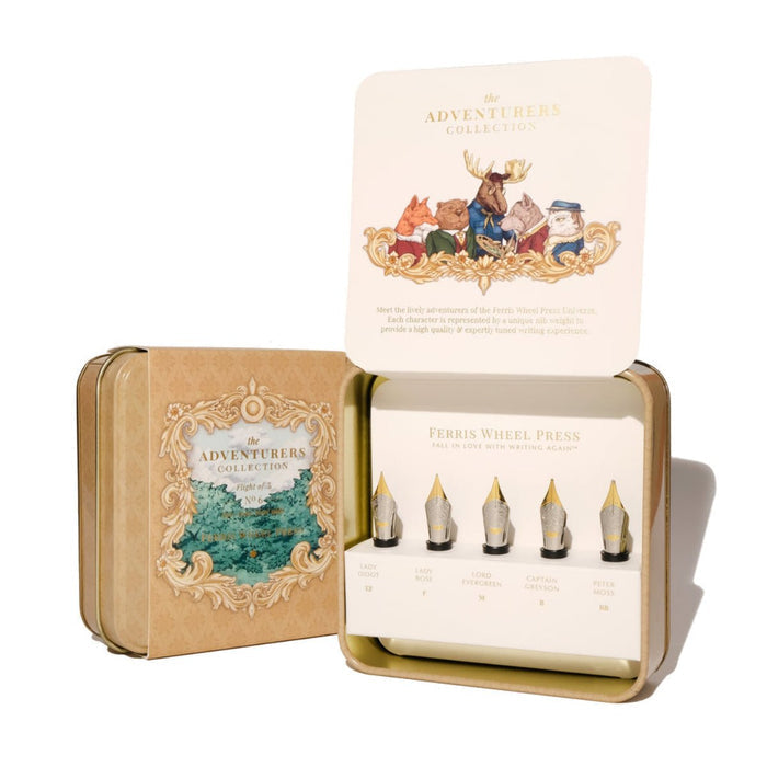 Ferris Wheel Press The Adventure Nib Collection - Flight of 5 - Pen Boutique Ltd