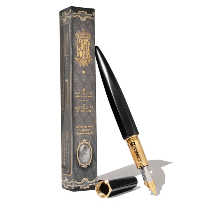 Ferris Wheel Press The Marquise Fountain Pen - Nevermore Noir - Pen Boutique Ltd