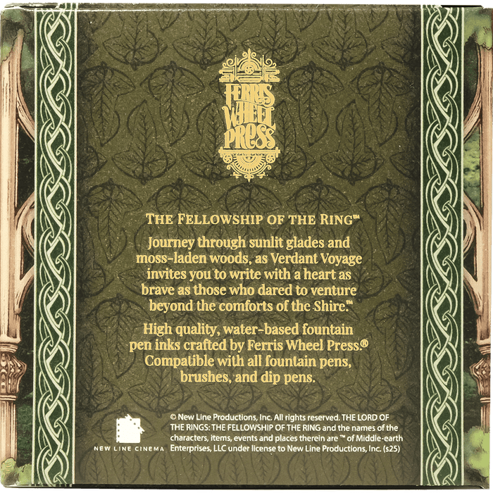 Ferris Wheel Press x Lord of the Rings Ink Bottle - Verdant Voyage - 10ml - Pen Boutique Ltd