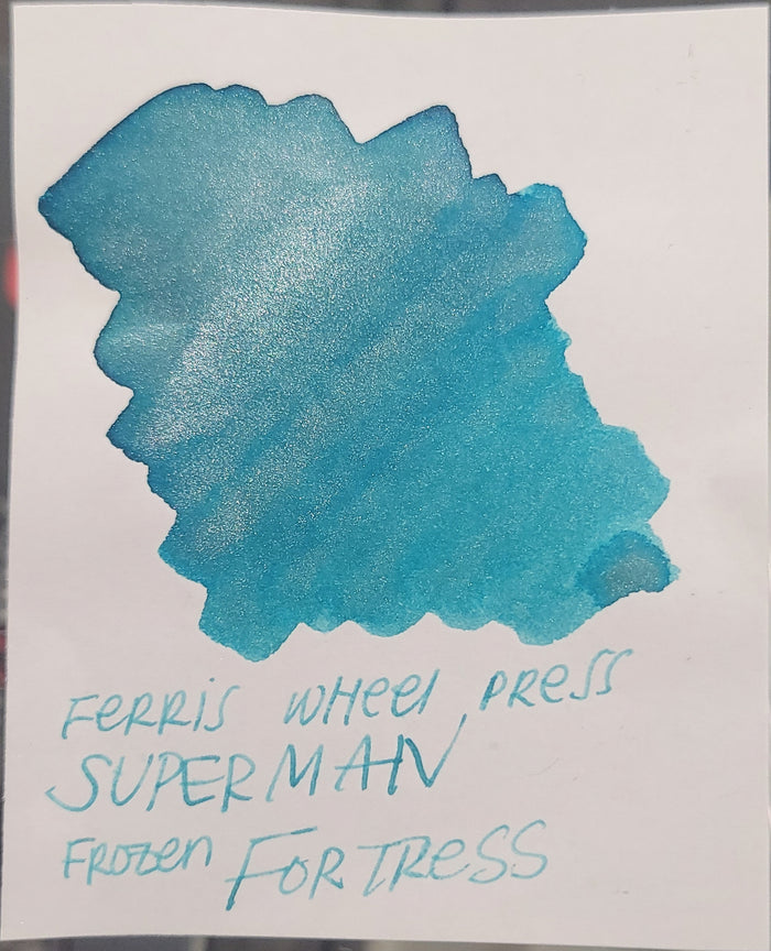 Ferris Wheel Press x Superman Ink Bottle - Frozen Fortress (28 ml) - Pen Boutique Ltd