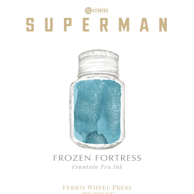 Ferris Wheel Press x Superman Ink Bottle - Frozen Fortress (28 ml) - Pen Boutique Ltd