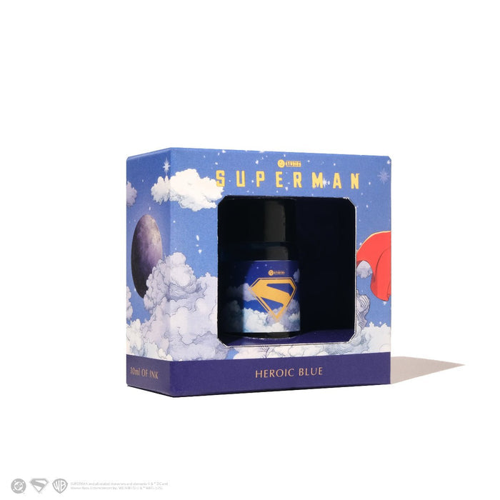 Ferris Wheel Press x Superman Ink Bottle - Heroic Blue - 10 ml - Pen Boutique Ltd