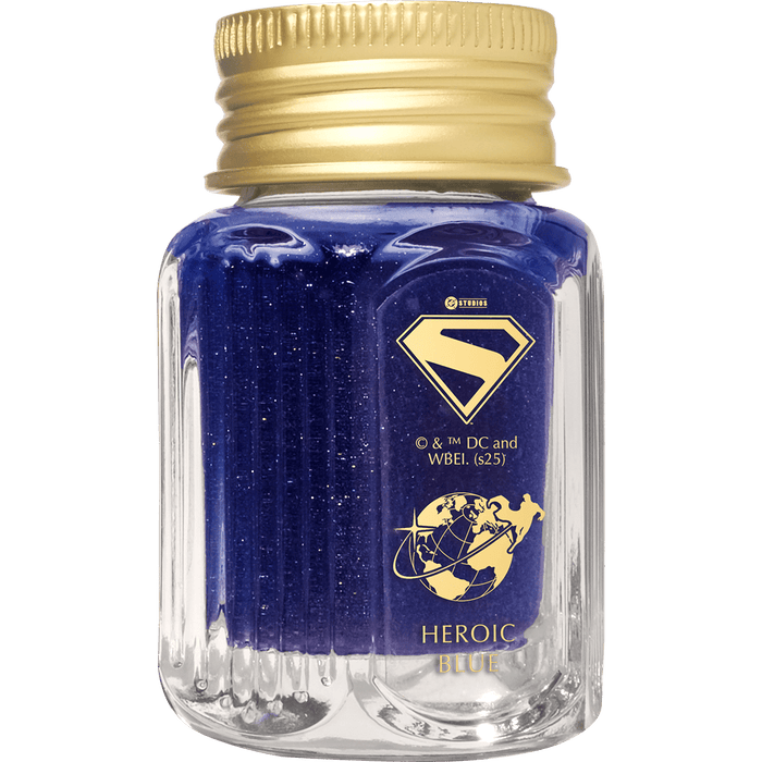 Ferris Wheel Press x Superman Ink Bottle - Heroic Blue - 28 ml - Pen Boutique Ltd