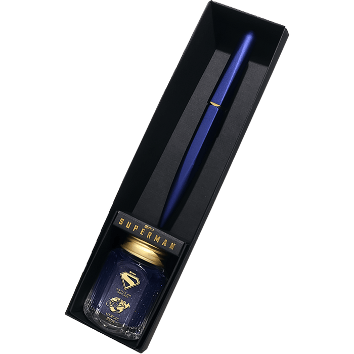 Ferris Wheel Press x Superman Marquise Gift Set - A View from Above ( Fountain Pen and Ink Bottle) - Pen Boutique Ltd
