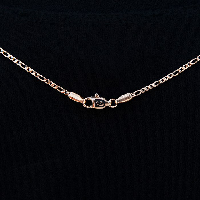Figaro Necklace in Rose Gold- 2mm