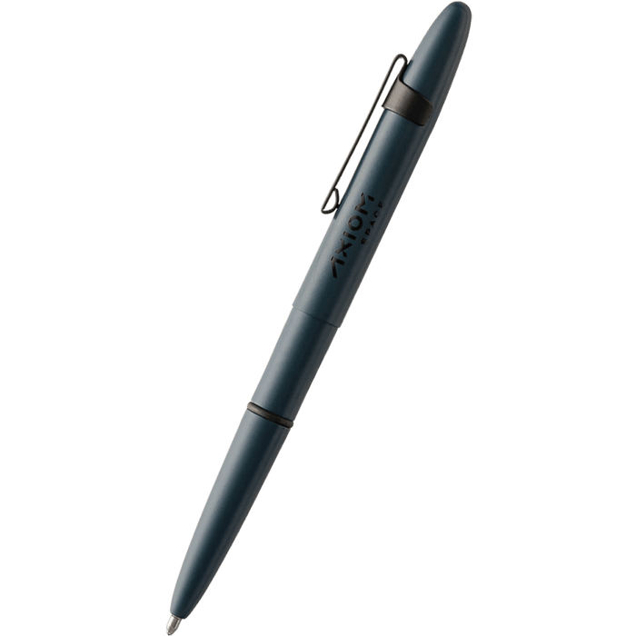 Fisher Axiom Space Ballpoint Pen - Bullet Cerakote - Elite Navy (with Black Clip) - Pen Boutique Ltd