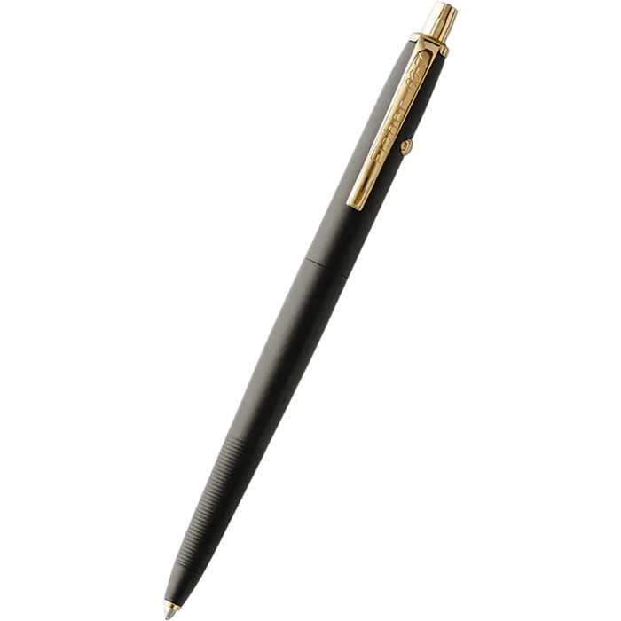 Fisher Space Astronaut Ballpoint Pen - Graphite Black Cerakote - Solar Flare Gold Titanium - Pen Boutique Ltd