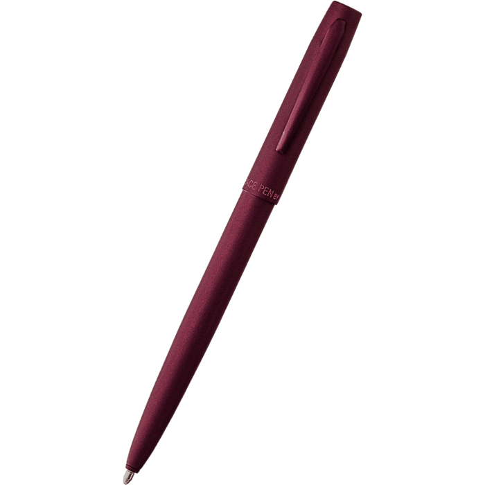 Fisher Space Ballpoint Pen - Cap - O - Matic Cerakote - Black Cherry - Pen Boutique Ltd