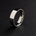 Flat Band Ring in White Gold - 6mm