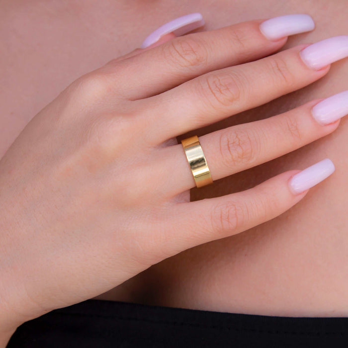 Flat Band Ring - The GLD Shop