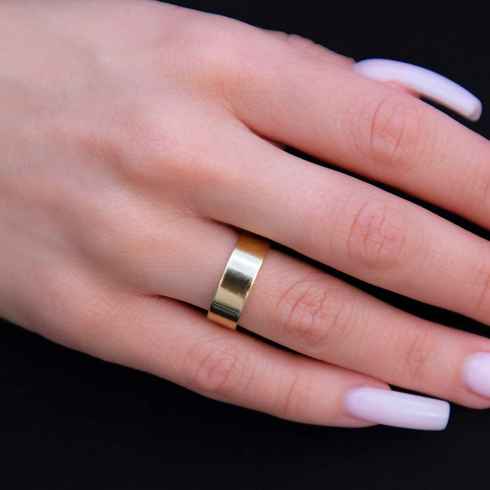 Flat Band Ring - The GLD Shop