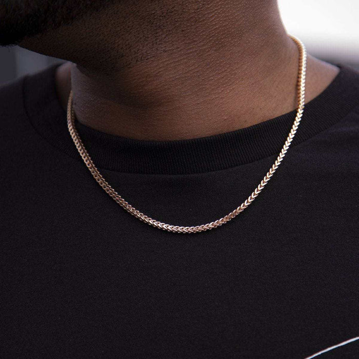 Franco Chain in Rose Gold - 3mm - The GLD Shop