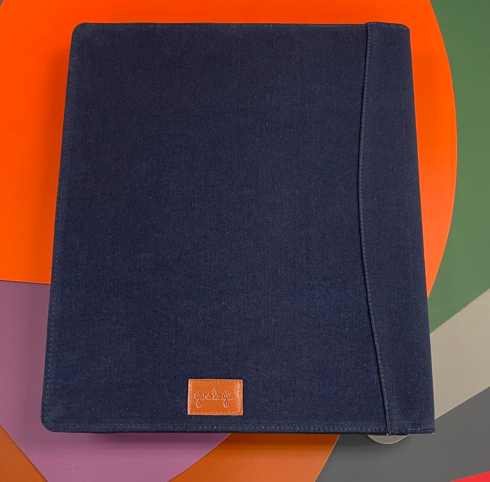 Girologio Cotton Denim Pen Case - 48 Zip - Pen Boutique Ltd