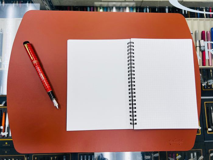 Girologio Repurposed Italian Leather Writing Mat - Pen Boutique Ltd