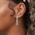 GLD Prong Cuban Stud Earrings in Yellow Gold
