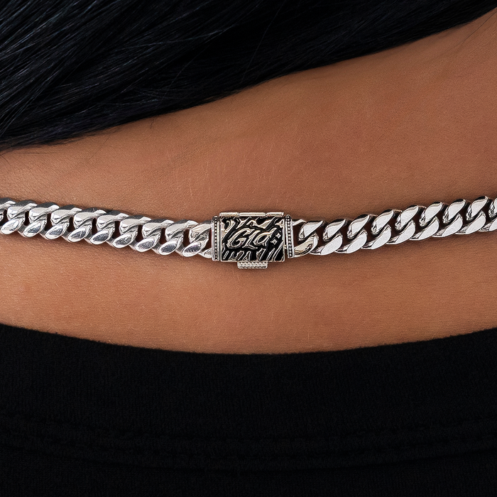 GLD Signature Cuban in White Gold - 6mm