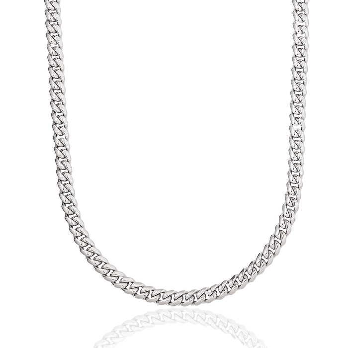 GLD Signature Cuban in White Gold - 6mm