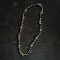 GLD X Bloody Osiris Dual Finish Ball Chain in White and Yellow Gold