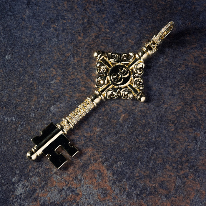 GLD X Bloody Osiris Iced Carabiner + Key Clip On Bundle