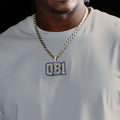 GLD X Bryce Underwood QB1 Pendant in Yellow Gold