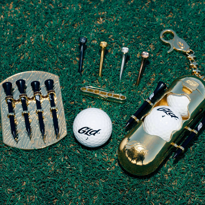 Golf Tee Pendant in Rose Gold