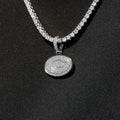 Green Bay Packers Official NFL Micro Logo Pendant in White Gold