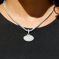 Green Bay Packers Official NFL Micro Logo Pendant in White Gold
