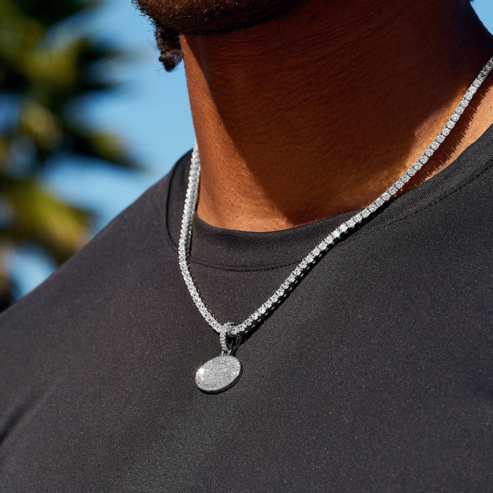 Green Bay Packers Official NFL Micro Logo Pendant in White Gold
