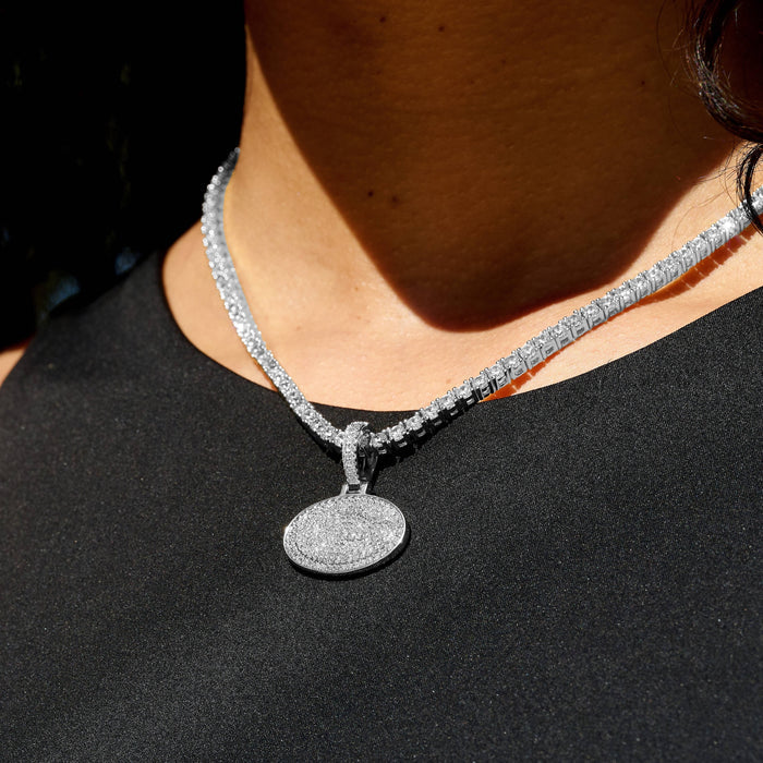 Green Bay Packers Official NFL Micro Logo Pendant in White Gold