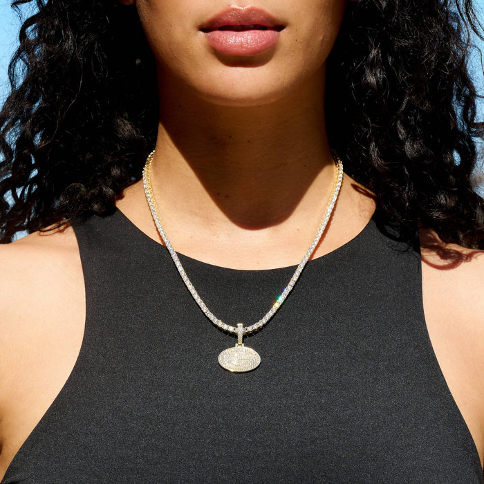 Green Bay Packers Official NFL Micro Logo Pendant in Yellow Gold