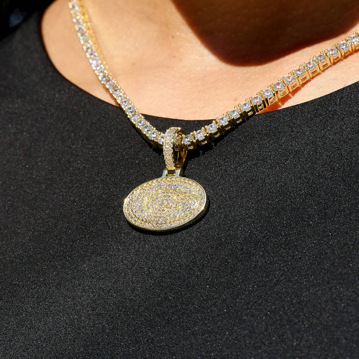 Green Bay Packers Official NFL Micro Logo Pendant in Yellow Gold