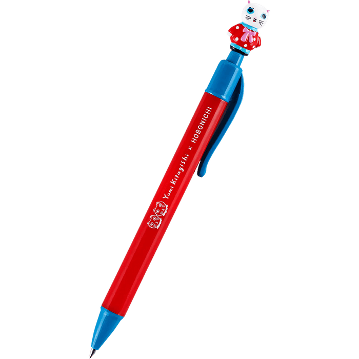 Hobonichi Ballpoint Pen - Yumi Kitagishi - White Cat - Pen Boutique Ltd