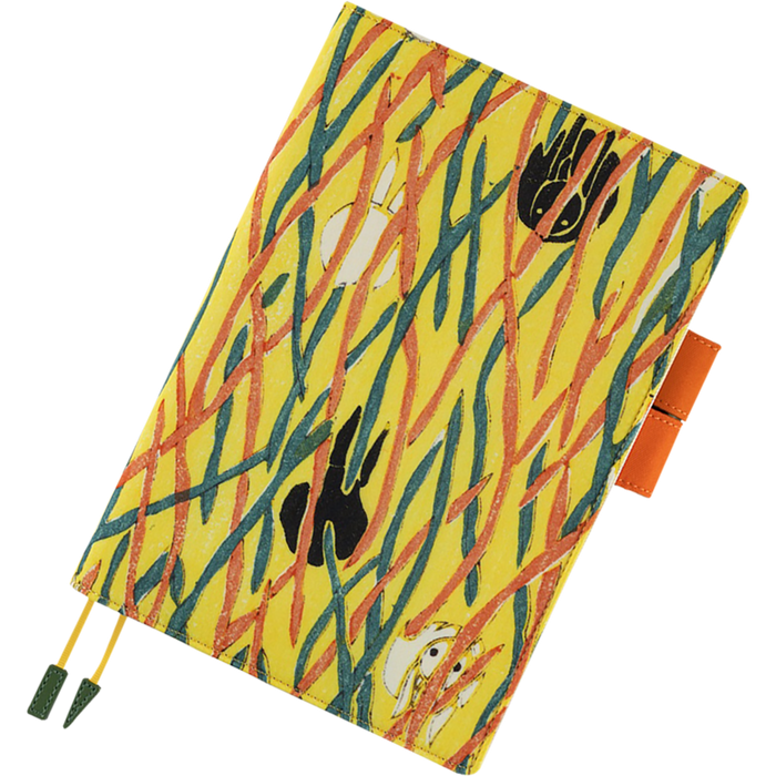 Hobonichi Cousin Japanese Book & Cover - Unsodo Bijutsukai - Wild Rabbits - A5 (April Start) - Pen Boutique Ltd