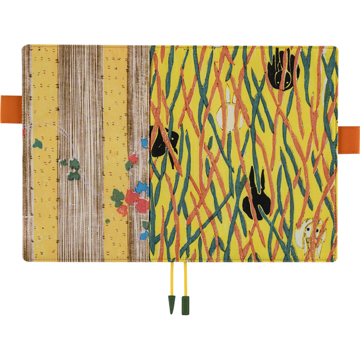 Hobonichi Cousin Japanese Book & Cover - Unsodo Bijutsukai - Wild Rabbits - A5 (April Start) - Pen Boutique Ltd