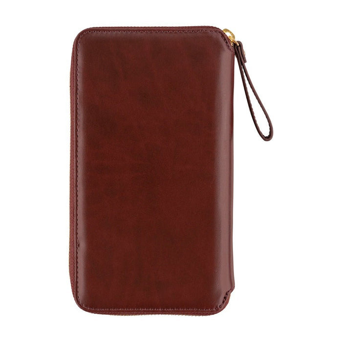 Hobonichi Cover - Single Color: Amarone - Tall & Slim - Zipper Closure WEEKS cover - Pen Boutique Ltd