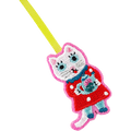 Hobonichi Embroidered Bookmark - Yumi Kitagishi - White Cat - Pen Boutique Ltd