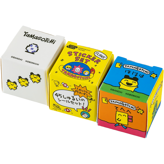 Hobonichi Flake Stickers - Tamagotchi (Set of 3 Boxes) - Pen Boutique Ltd