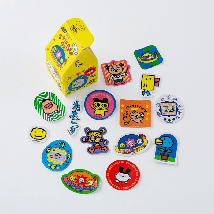 Hobonichi Flake Stickers - Tamagotchi (Set of 3 Boxes) - Pen Boutique Ltd