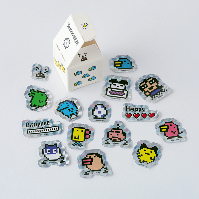 Hobonichi Flake Stickers - Tamagotchi (Set of 3 Boxes) - Pen Boutique Ltd