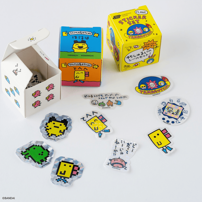 Hobonichi Flake Stickers - Tamagotchi (Set of 3 Boxes) - Pen Boutique Ltd