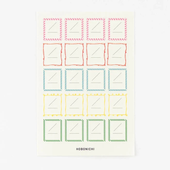 Hobonichi Frame Stickers for Dates - Pen Boutique Ltd
