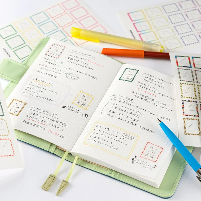 Hobonichi Frame Stickers for Dates - Pen Boutique Ltd
