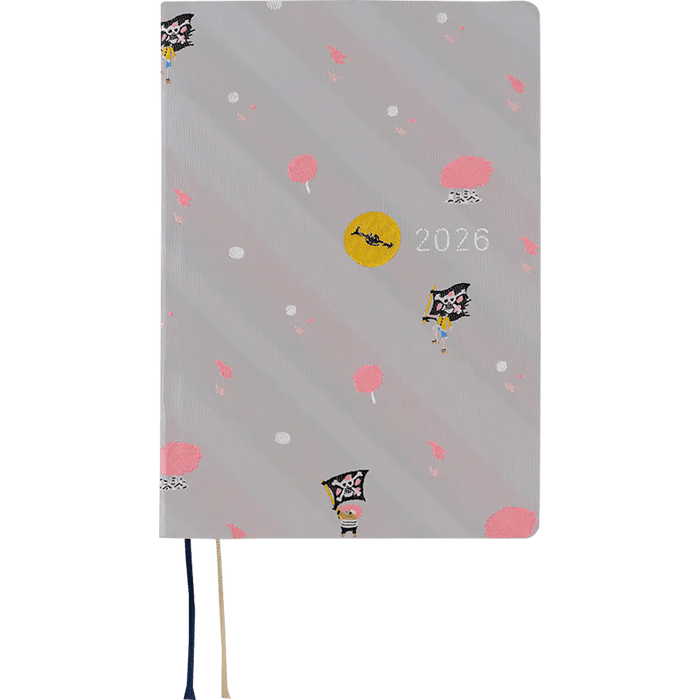 Hobonichi HON Hard Cover Japanese Book - ONE PIECE Magazine: Hiriluk’s Cherry Blossoms - A6 (January Start) - Pen Boutique Ltd