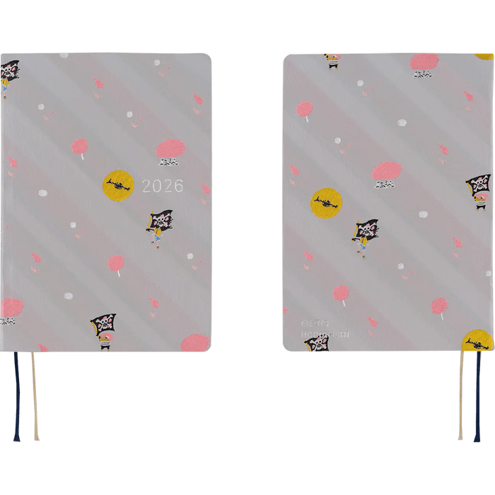 Hobonichi HON Hard Cover Japanese Book - ONE PIECE Magazine: Hiriluk’s Cherry Blossoms - A6 (January Start) - Pen Boutique Ltd